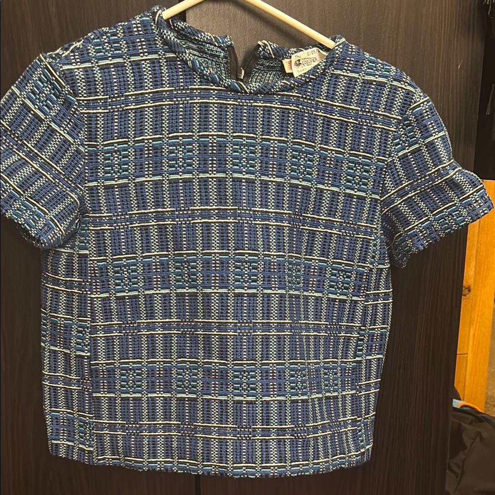 Blue Patterned teenager set